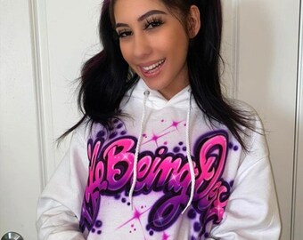 personalized airbrushed hoodies