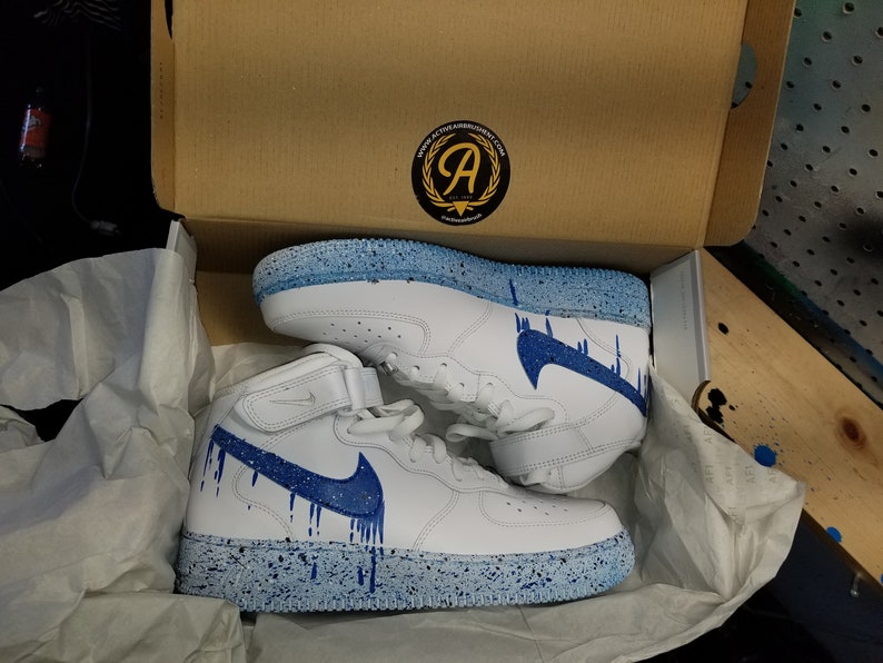 custom air brush shoes