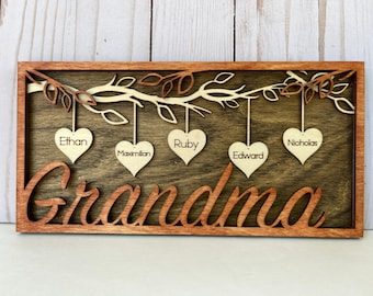 Mother Sign | Mothers Day Gift | Mothers Day Gift for Grandma | Personalized Mother's Day Sign | Gift for Mom | Mother's Day Present