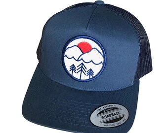 Pick Your Patch - Navy unisex youth trucker hat