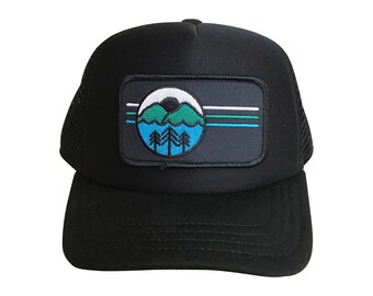 I Love the Outdoors baby and kids adjustable trucker hat