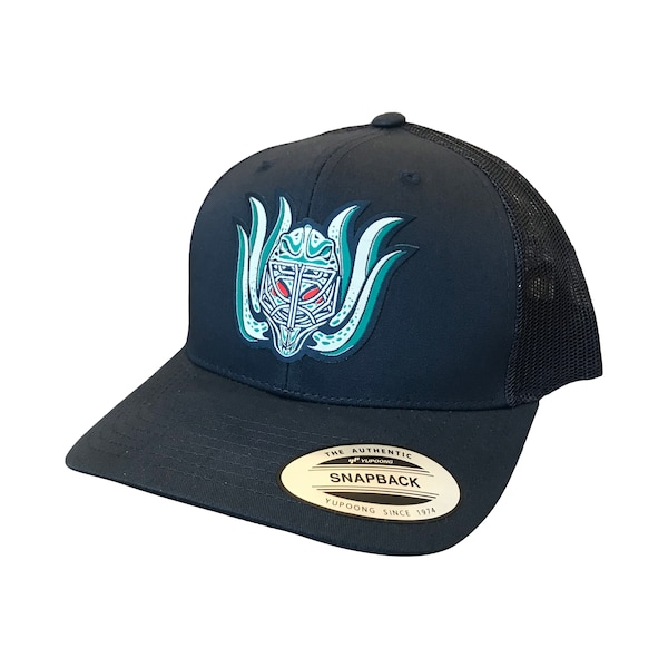 Seattle Hockey Krak en adult trucker hat