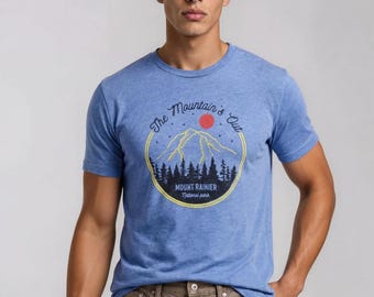 The Mountain is Out tri blend mens/unisex t-shirt