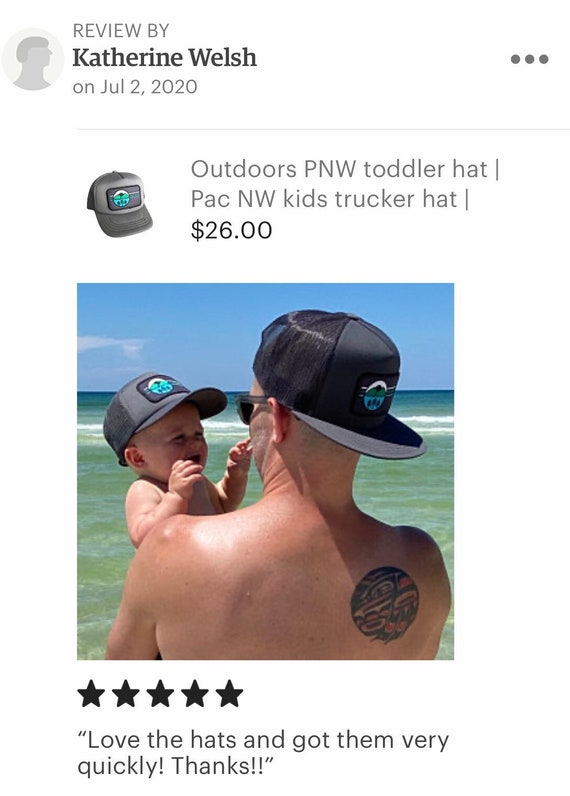 I Love the Outdoors Baby and Kids Adjustable Trucker Hat - Etsy