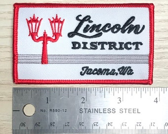 Lincoln District Tacoma iron on patch