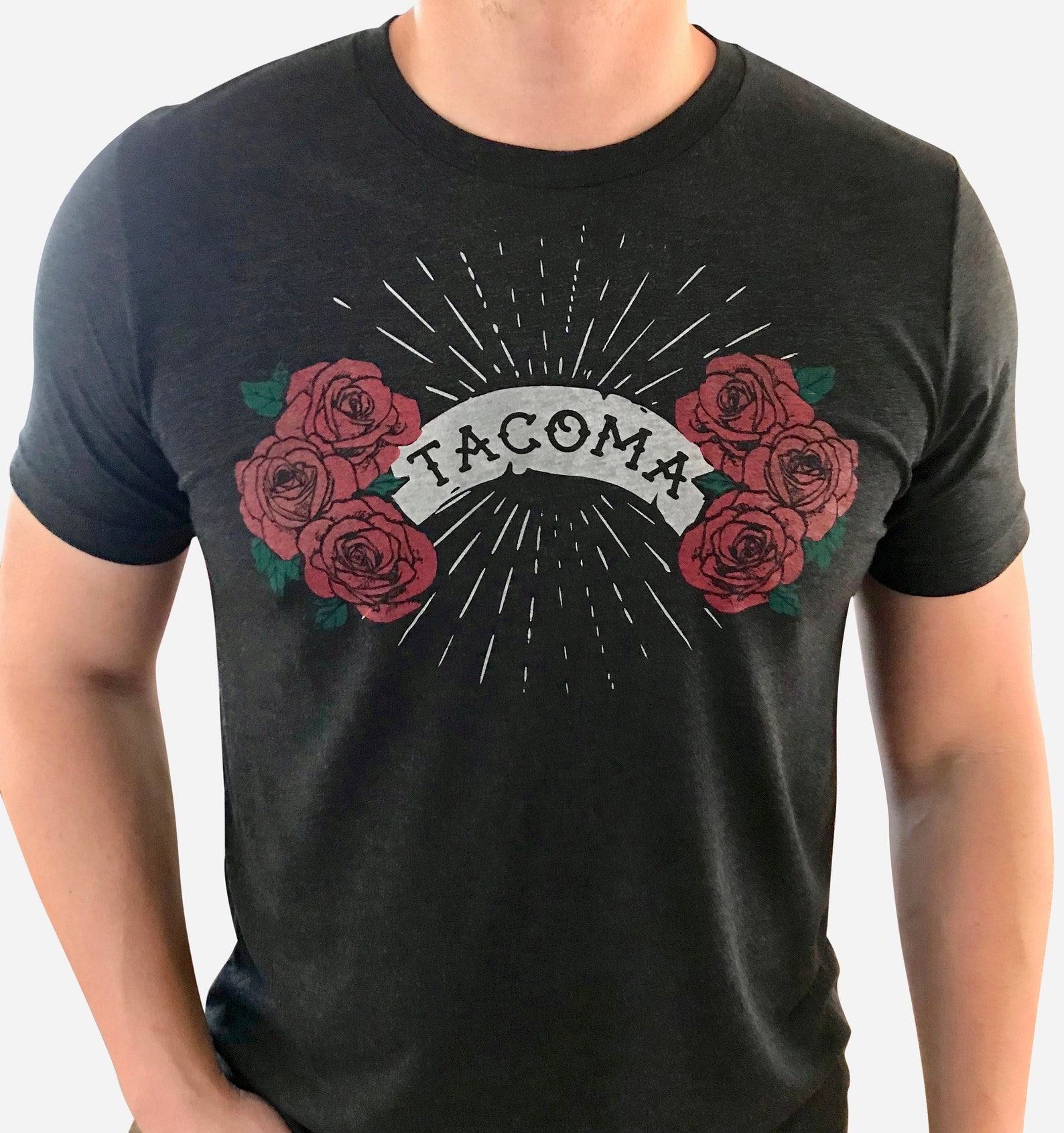 Tacoma Roses mens/unisex t-shirt | Etsy