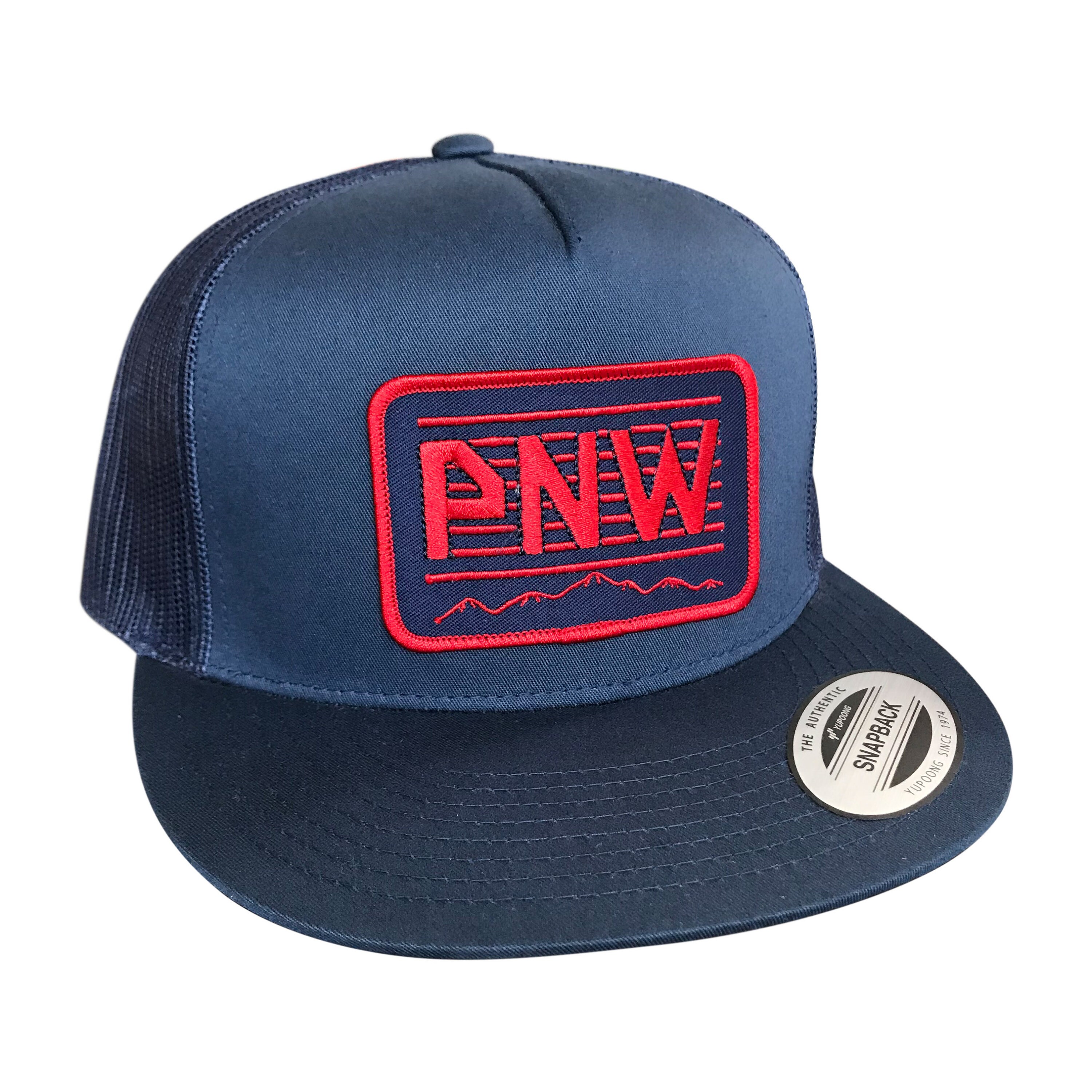 PNW Patch Red Adult Trucker Hat - Etsy 