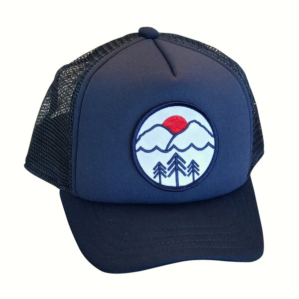 Pacific Northwest baby and toddler trucker hat