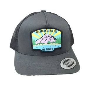Pick Your Patch - Grey unisex youth trucker hat