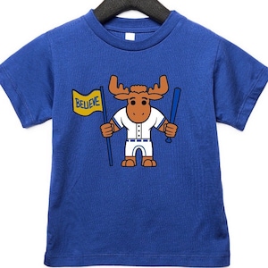 Seattle Believe Moose unisex baby and kids t-shirt