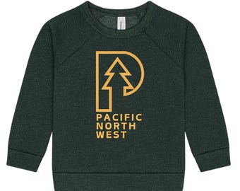 Fir Tree PNW unisex kids sweatshirt