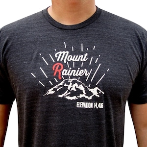 Mount Rainier tri blend mens/unisex t-shirt