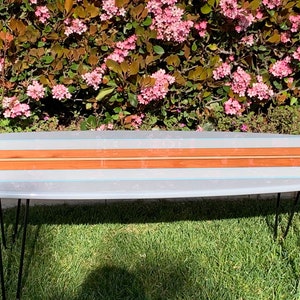 Wood Surfboard Coffee Table