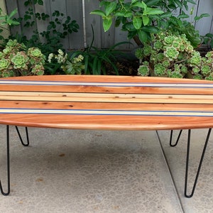 Wood Fishtail Coffee Table