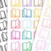 Open Book Stickers Book Stickers Reading Stickers Journal | Etsy UK