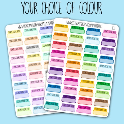 Blank Calendar Month Stickers Month Stickers Blank Stickers Etsy Blank Calendar Month Stickers Month Stickers Blank Stickers Etsy