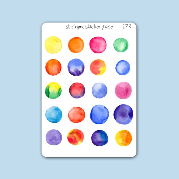 large dot stickers