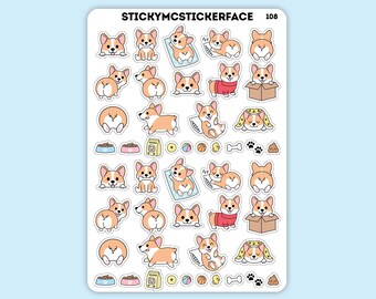 20 Dog bone decal sticker Home animal Animal stickers Pet stickers