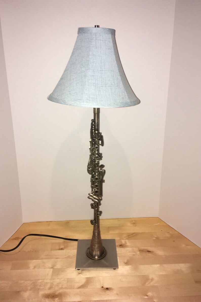 Metal Clarinet Table Lamp The Gladiator | Etsy