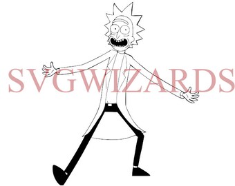 Free Free 161 Rick And Morty Middle Finger Svg SVG PNG EPS DXF File