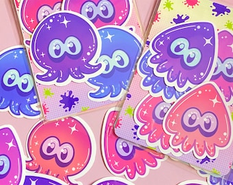 Splatoon Inkling and Octoling Sticker Packs - Etsy