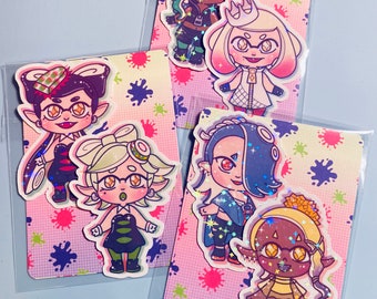 Splatoon Idol Sticker Packs Callie Marie, Pearl Marina