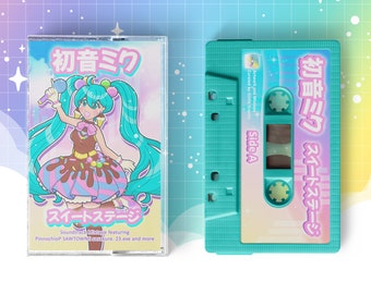 Hatsune Miku Sweet Stage Mixtape Cassette - 初音ミク スイートステージ - Retro Cassette Tape