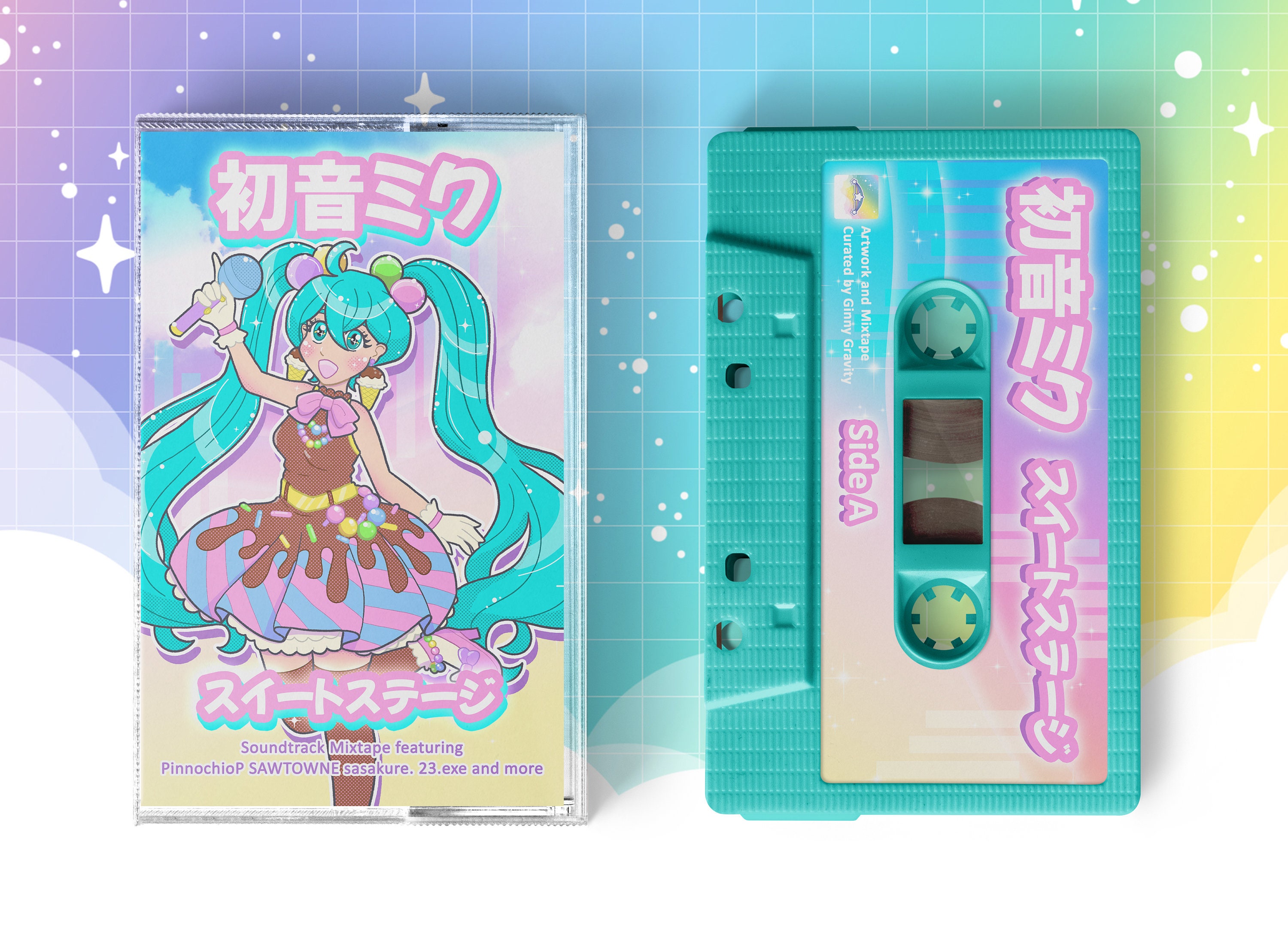 ミュージックテープ　MIKU’S TAPE Cartoon Hatsune Miku Music Magnetic Tape Miku Greatest Hits
