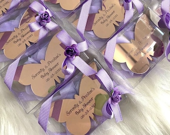 Butterfly Favors, Butterfly Magnet, Memorial Gifts, Adult Party Favors, Baby Shower Favors, Butterfly Acrylic Mirror, Baby Welcome Keepsake