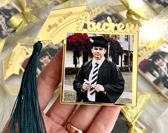 Custom Graduation Photo Magnet, Graduation Cap, Graduation Party Favors, College Graduation Frame, Master Graduation Gift, Graduation Gifts