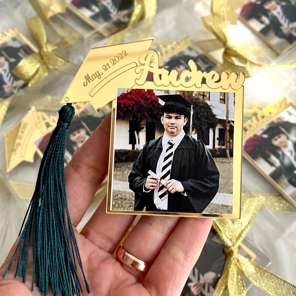 Custom Graduation Photo Magnet, Graduation Cap, Graduation Party Favors, College Graduation Frame, Master Graduation Gift, Graduation Gifts