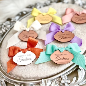 Etiqueta de espejo acrílico, etiqueta de Navidad, regalo de Navidad personalizado, etiqueta personalizada, reserva la fecha, etiqueta de boda de lujo, ficha de recepción, etiqueta de quinceañera