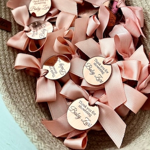 Etichetta specchio acrilico oro rosa, etichetta nome baby shower, etichetta battesimo, etichetta salva data, etichetta messaggio, gettone reception, etichetta di lusso, ciondolo torta