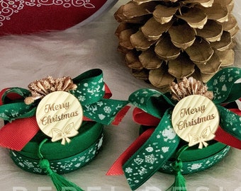 Christmas Gift Boxes, Personalized Gift, Christmas Gift Box, New Year Gift Packages, Christmas Ornaments, Velvet Boxes, Santa Box