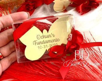 Rode vlindermagneten, verjaardagsbedankjes vlinder, vlinderfeest, cadeau bruidsmeisje, gepersonaliseerd cadeau, welkomstbedankjes, gunsten babyshower