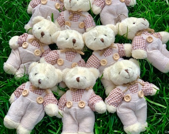 Teddy Bear Party Keychain, Teddy Bear Gifts, Teddy Bear Baby Shower Gift, Party Favor, Welcome Baby, Birthday Favor, Beary First Birthday,