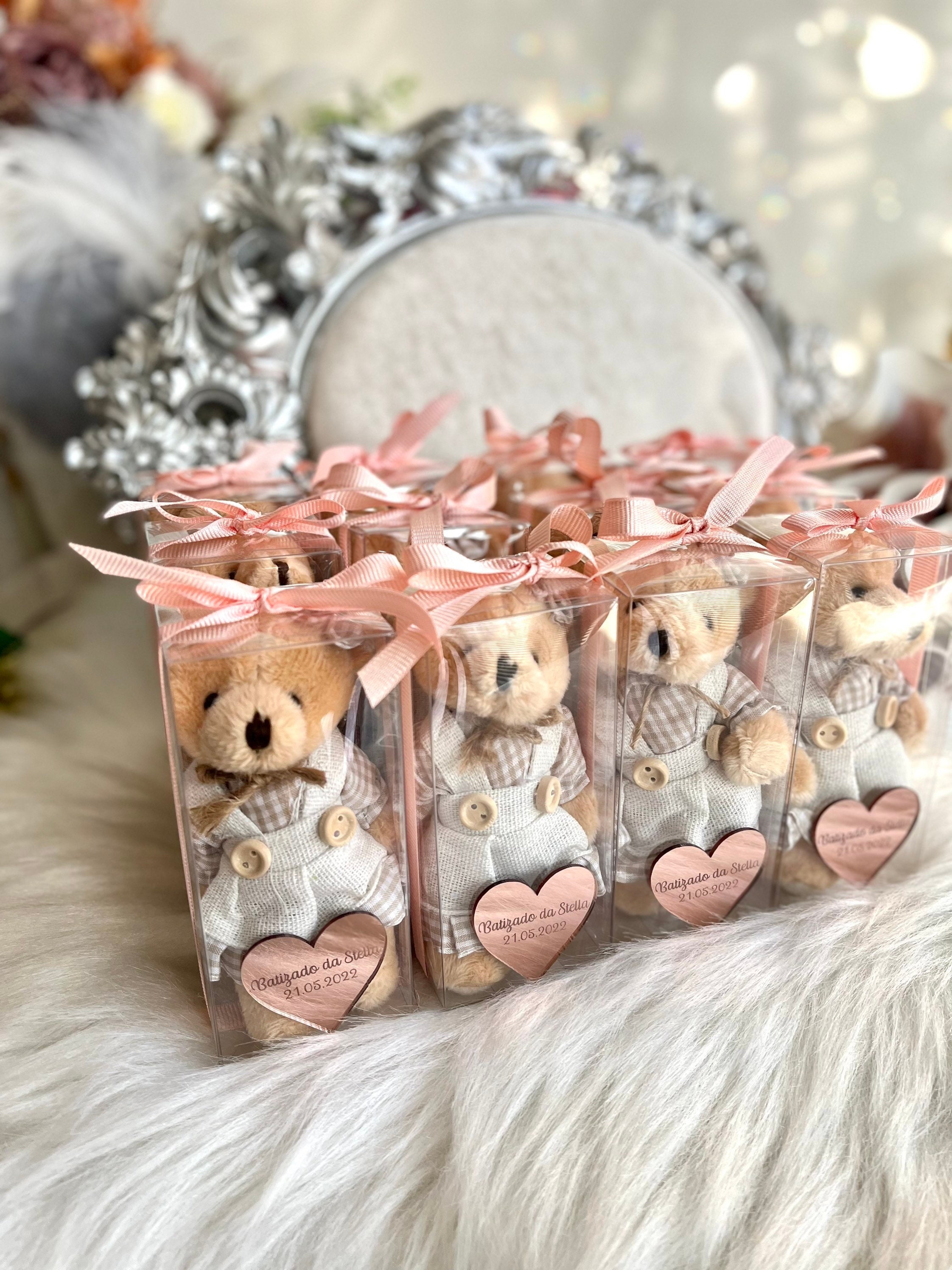  40PCS Teddy Bear Baby Shower Boxes Decorations Bear