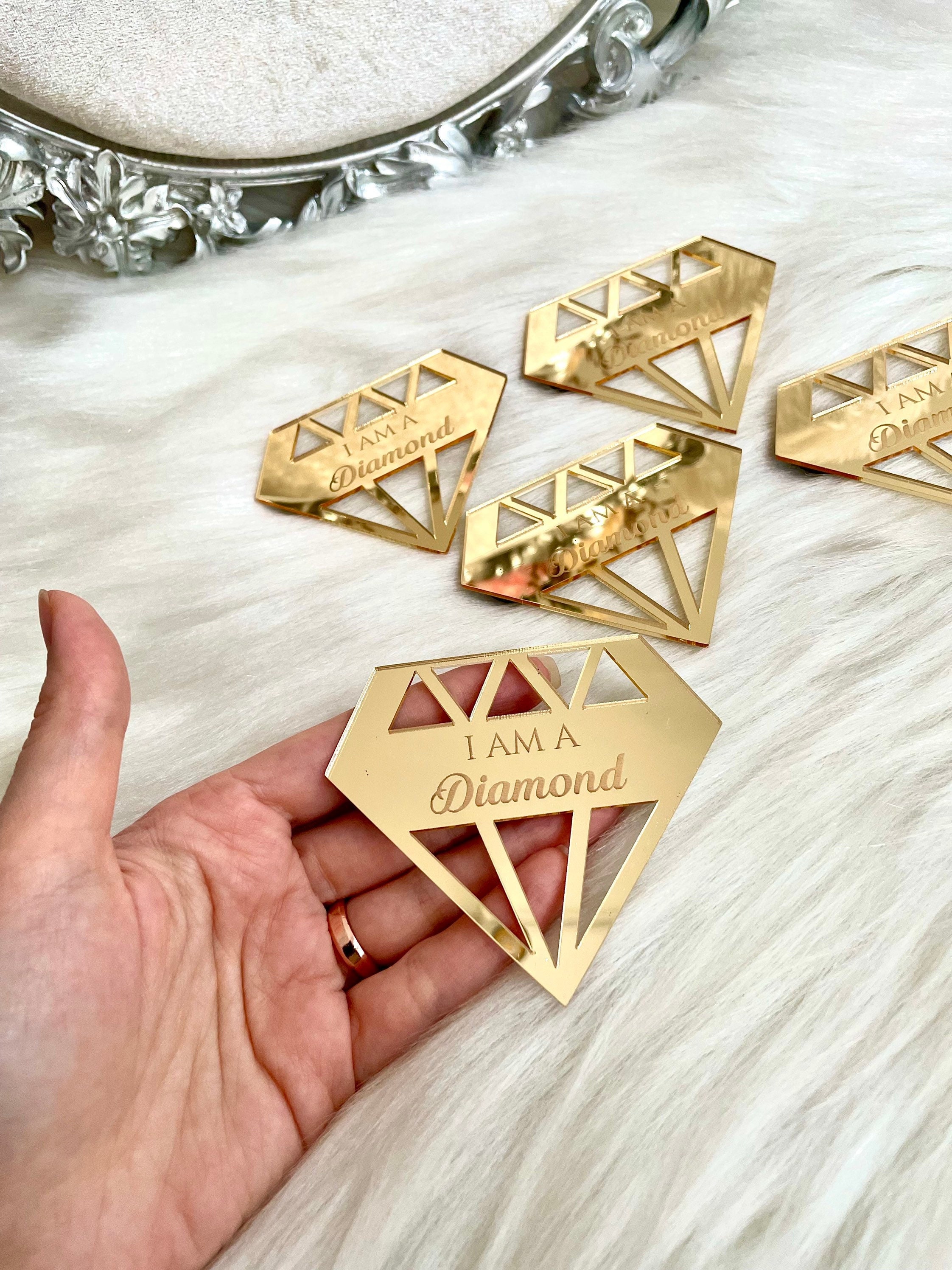 Personalized Gift, Diamond Save the Date Favors, Valentines Day, Diamond Shape Wedding Favors, Diamond Birthday Theme,Wedding Guest Gifts