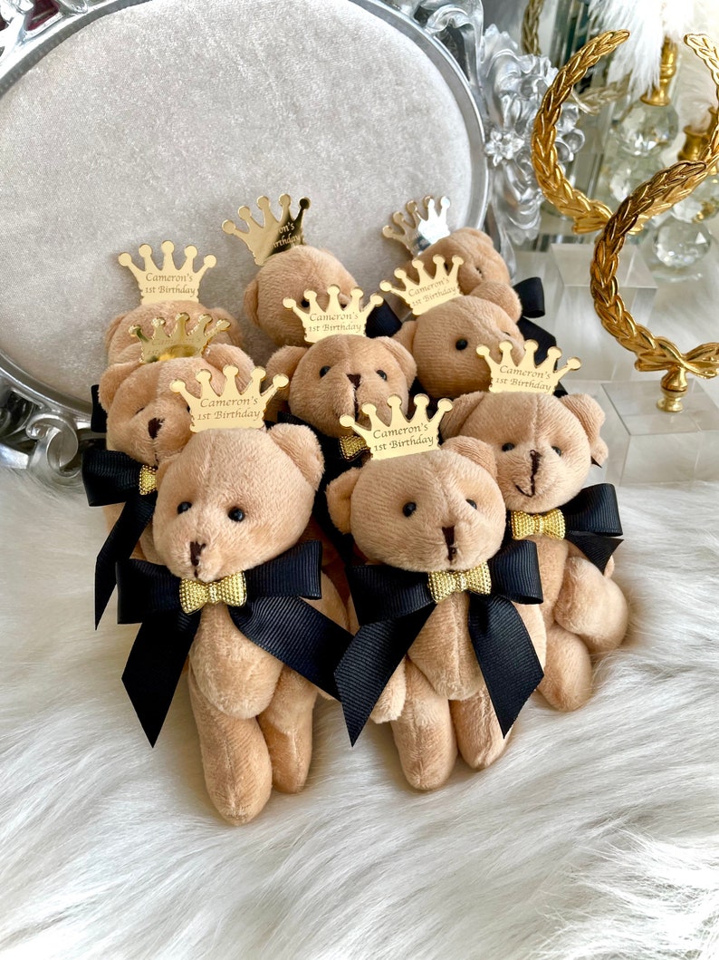 Custom Teddy Bear Keychain Teddy Bear Baby Shower Favors Etsy