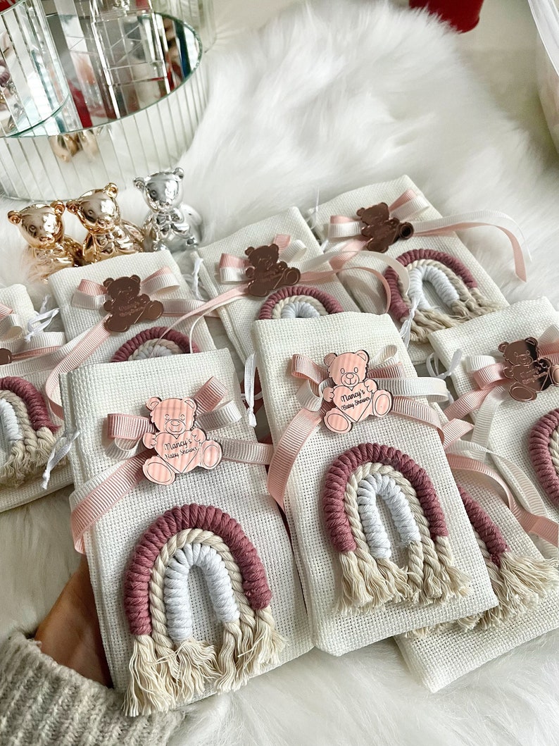 Boho Rainbow Baby Shower Favors Boho Rainbow Birthday Gift Etsy