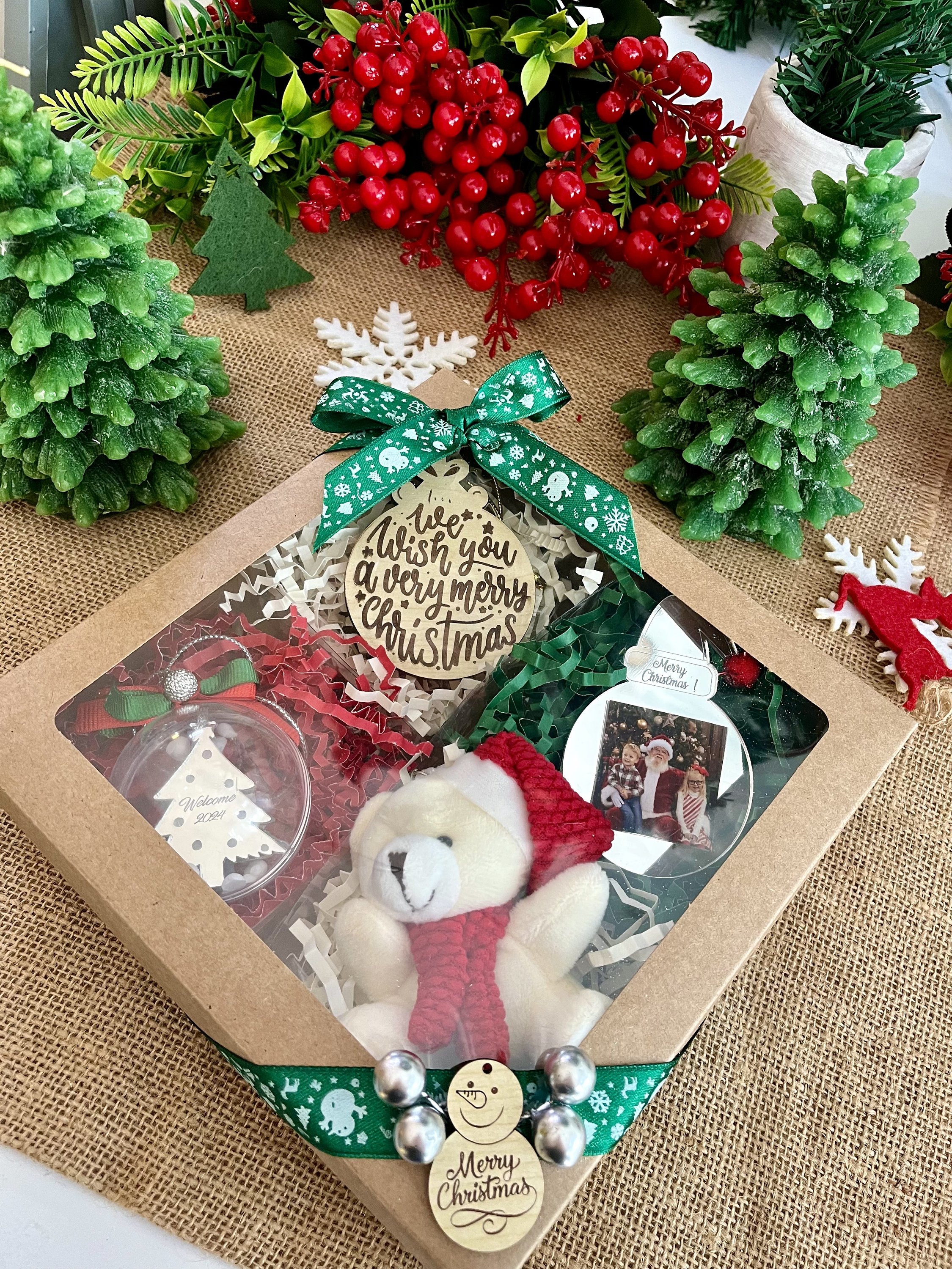 Personalized Christmas Gift Box, Christmas Tree Gift Set, 2024