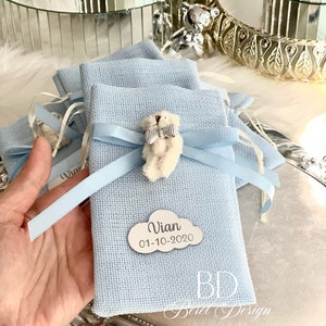 Teddy Bear Gift Bags, Pink Baby Shower Gift Bags, Candy Bags, Packaging Bags, Personalized Gift, Party Favors, Party Bags, Baby Welcome image 10