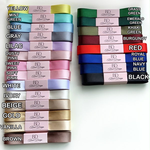 3/4 inc, 20mm Solid Grosgrain Ribbon, Party Favors, Colorful Ribbon, Wholesale Ribbon, Hair Ribbon, Party Decor Ribbon, Hairbow Supplies