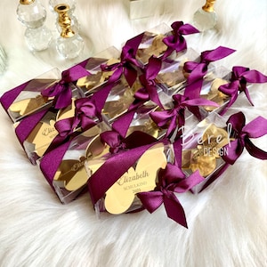 Gold Butterfly Acrylic Mirror Magnets, Personalized Gifts, Sweet 16 Favors, Bridesmaid Gifts, Welcome Favor, Butterfly Baby Shower Favors