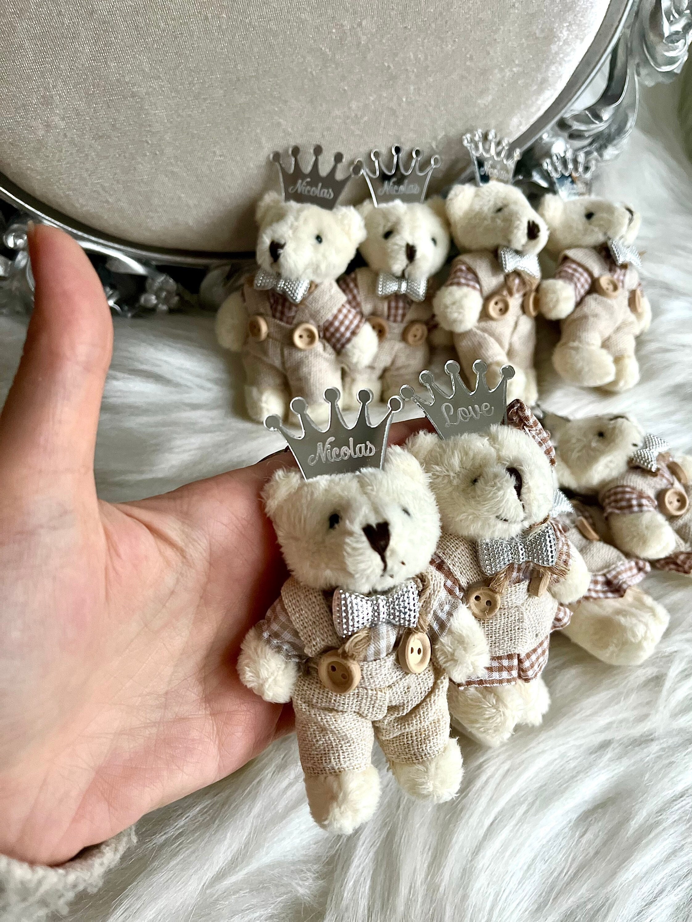 Handmade Favor,Gender Reveal,Teddy bear Keychains,Party Favors, Teddy