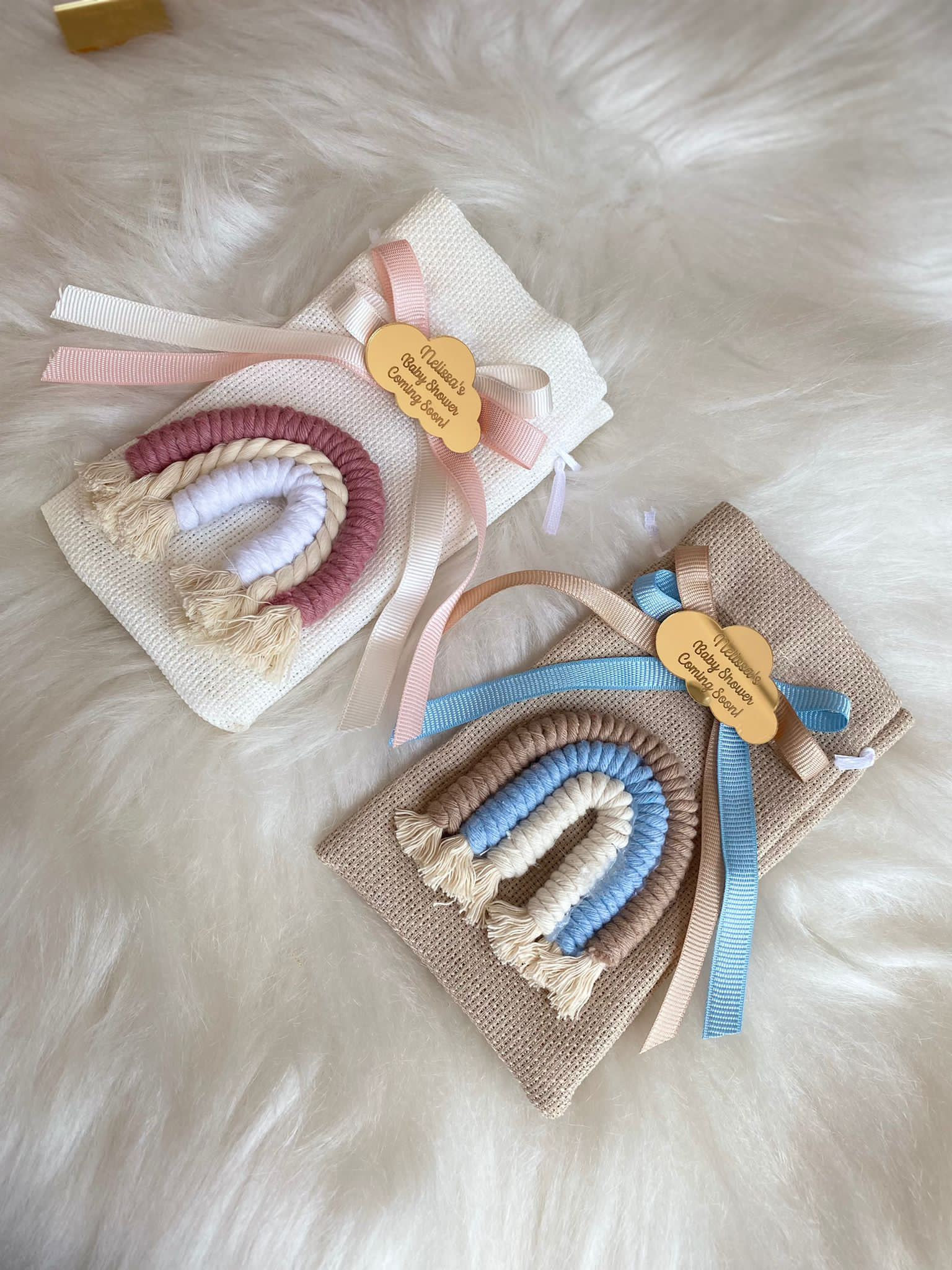Party Favor Bags, 24PCS Boho Bags, 4X6\" Burlap Drawstring Treat Pouches...