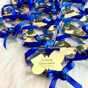 Imanes de Mariposa con Cajas, Regalo Quinceañera, Baby Shower, Regalos Personalizados, Dulce 16, Mis Quince 15, Favor de Bienvenida, Anuncio de Nacimiento