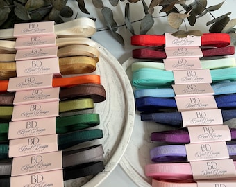 Cinta de grosgrain sólida, cintas de 10 mm, regalos de fiesta, cinta de colores, cinta al por mayor, cinta para el cabello, cinta para decoración de fiestas, suministros para moños para el cabello