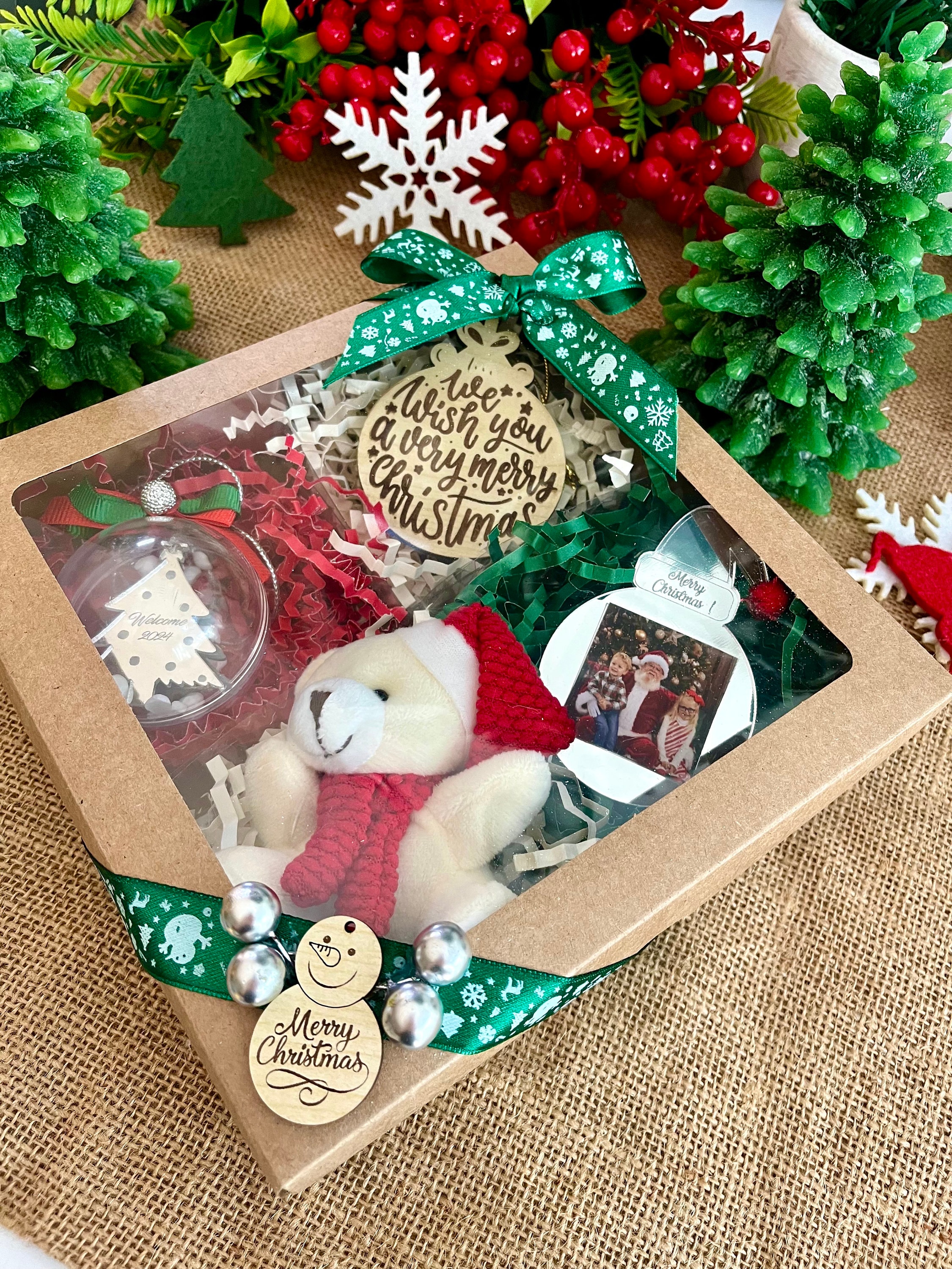 Personalized Christmas Gift Box, Christmas Tree Gift Set, 2024