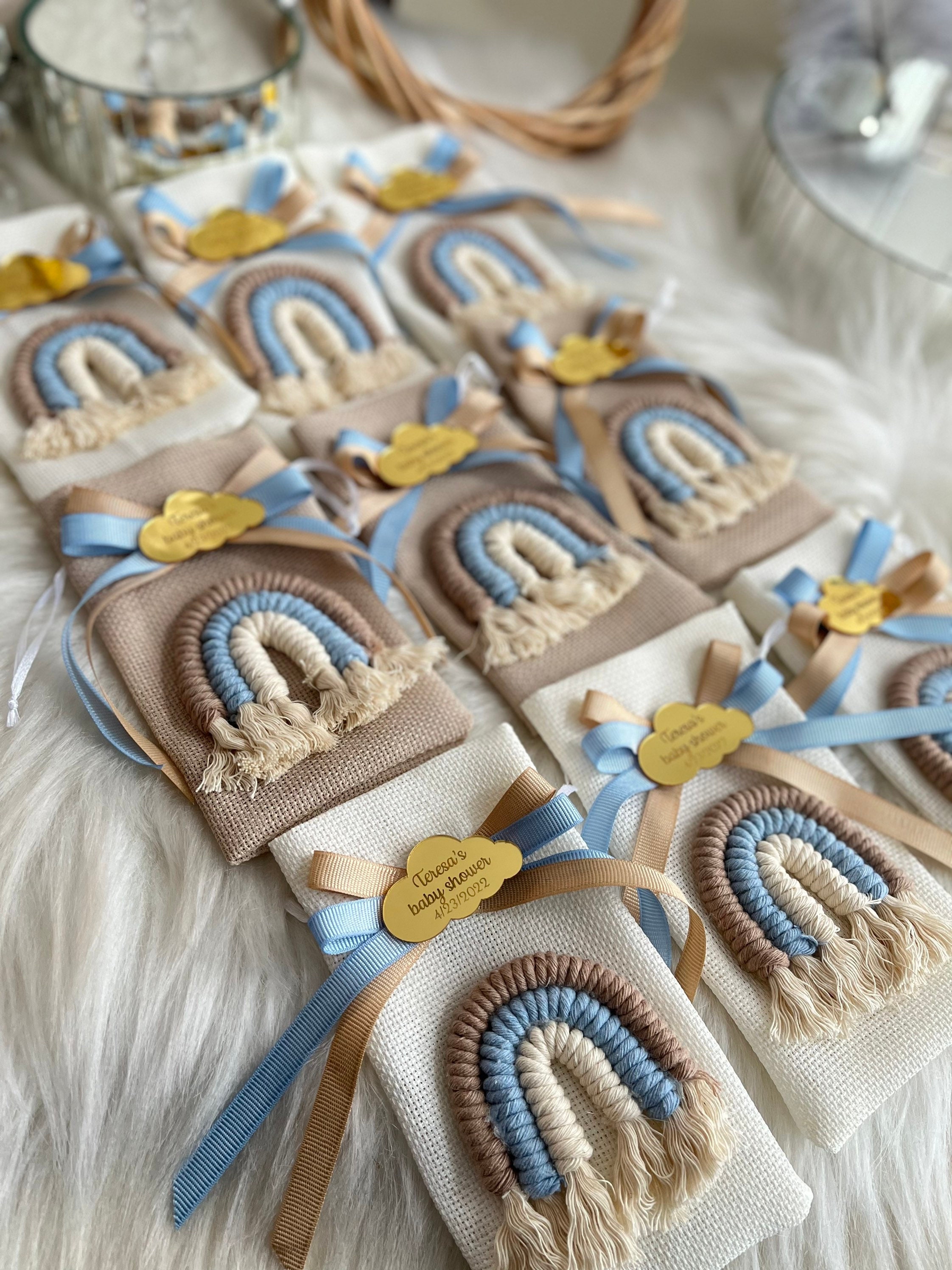 Party Favor Bags, 24PCS Boho Bags, 4X6\" Burlap Drawstring Treat Pouches...